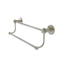 Allied Brass 9072T/18-PNI - Mercury Collection 18 Inch Double Towel Bar with Twist Accents