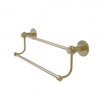 Allied Brass 9072T/18-SBR - Mercury Collection 18 Inch Double Towel Bar with Twist Accents
