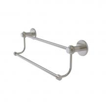 Allied Brass 9072T/30-SN - Mercury Collection 30 Inch Double Towel Bar with Twist Accents