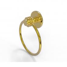 Allied Brass 916D-PB - Mercury Collection Towel Ring with Dotted Accent