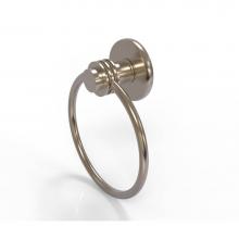 Allied Brass 916D-PEW - Mercury Collection Towel Ring with Dotted Accent