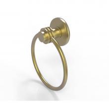 Allied Brass 916D-SBR - Mercury Collection Towel Ring with Dotted Accent