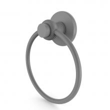 Allied Brass 916T-GYM - Mercury Collection Towel Ring with Twist Accent