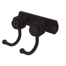 Allied Brass 920D-2-ORB - Mercury Collection 2 Position Multi Hook with Dotted Accent