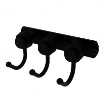 Allied Brass 920D-3-BKM - Mercury Collection 3 Position Multi Hook with Dotted Accent