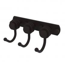 Allied Brass 920D-3-ORB - Mercury Collection 3 Position Multi Hook with Dotted Accent