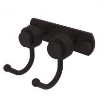 Allied Brass 920G-2-ORB - Mercury Collection 2 Position Multi Hook with Groovy Accent