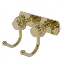 Allied Brass 920T-2-UNL - Mercury Collection 2 Position Multi Hook with Twisted Accent
