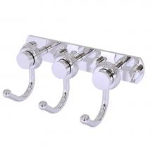 Allied Brass 920T-3-PC - Mercury Collection 3 Position Multi Hook with Twisted Accent