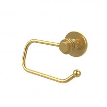 Allied Brass 924ED-PB - Mercury Collection Euro Style Toilet Tissue Holder with Dotted Accents