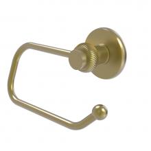 Allied Brass 924ET-SBR - Mercury Collection Euro Style Toilet Tissue Holder with Twisted Accents