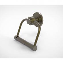Allied Brass 924G-ABR - Mercury Collection 2 Post Toilet Tissue Holder with Groovy Accents