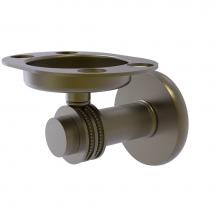 Allied Brass 926D-ABR - Mercury Collection Tumbler and Toothbrush Holder with Dotted Accents