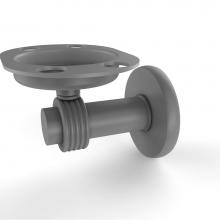 Allied Brass 926G-GYM - Mercury Collection Tumbler and Toothbrush Holder with Groovy Accents