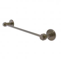 Allied Brass 931G/18-ABR - Mercury Collection 18 Inch Towel Bar with Groovy Accent