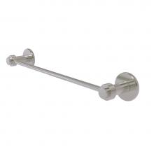 Allied Brass 931G/18-SN - Mercury Collection 18 Inch Towel Bar with Groovy Accent