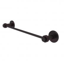 Allied Brass 931G/36-ABZ - Mercury Collection 36 Inch Towel Bar with Groovy Accent