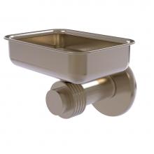 Allied Brass 932G-PEW - Mercury Collection Wall Mounted Soap Dish with Groovy Accents