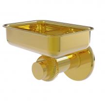 Allied Brass 932T-PB - Mercury Collection Wall Mounted Soap Dish with Twisted Accents