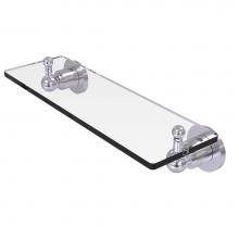 Allied Brass AP-1/16-SCH - Astor Place 16 inch Glass Vanity Shelf with Beveled Edges