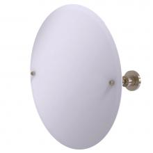 Allied Brass AP-90-PEW - Frameless Round Tilt Mirror with Beveled Edge