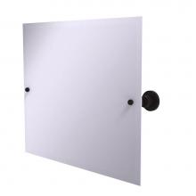Allied Brass AP-93-ORB - Frameless Landscape Rectangular Tilt Mirror with Beveled Edge