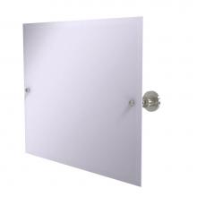 Allied Brass AP-93-SN - Frameless Landscape Rectangular Tilt Mirror with Beveled Edge