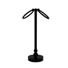 Allied Brass BL-53-BKM - Vanity Top 2 Towel Ring Guest Towel Holder