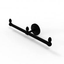 Allied Brass BPQN-HTB-2-BKM - Que New Collection 2 Arm Guest Towel Holder