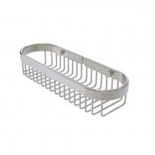 Allied Brass BSK-200LA-SN - Oval Toiletry Wire Basket