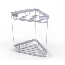 Allied Brass BSK-20DT-SCH - Double Tier Corner Shower Basket