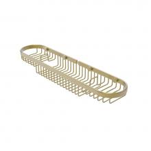 Allied Brass BSK-275LA-SBR - Oval Combination Shower Basket