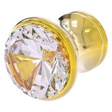 Allied Brass CC-10-PB - Carolina Crystal Collection Cabinet Knob - Polished Brass