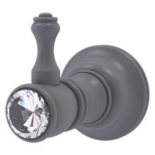 Allied Brass CC-20-GYM - Carolina Crystal Collection Robe Hook - Matte Gray