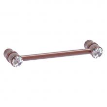 Allied Brass CC-30-4-CA - Carolina Crystal Collection 4 Inch Cabinet Pull - Antique Copper