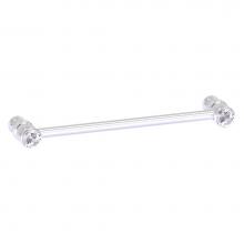 Allied Brass CC-30-6-SCH - Carolina Crystal Collection 6 Inch Cabinet Pull - Satin Chrome