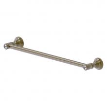 Allied Brass CC-41-18-ABR - Carolina Crystal Collection 18 Inch Towel Bar - Antique Brass