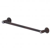 Allied Brass CC-41-24-VB - Carolina Crystal Collection 24 Inch Towel Bar - Venetian Bronze
