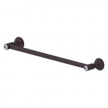 Allied Brass CC-41-36-ABZ - Carolina Crystal Collection 36 Inch Towel Bar - Antique Bronze