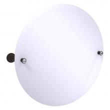 Allied Brass CC-90-ORB - Carolina Crystal Collection Frameless Round Tilt Mirror with Beveled Edge - Oil Rubbed Bronze