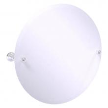 Allied Brass CC-90-PC - Carolina Crystal Collection Frameless Round Tilt Mirror with Beveled Edge - Polished Chrome
