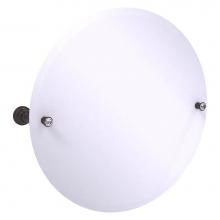 Allied Brass CC-90-VB - Carolina Crystal Collection Frameless Round Tilt Mirror with Beveled Edge - Venetian Bronze