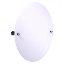 Allied Brass CC-91-ABZ - Carolina Crystal Collection Frameless Oval Tilt Mirror with Beveled Edge - Antique Bronze