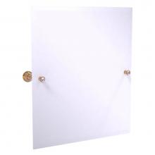 Allied Brass CC-92-BBR - Carolina Crystal Collection Frameless Rectangular Tilt Mirror with Beveled Edge - Brushed Bronze