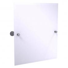 Allied Brass CC-92-GYM - Carolina Crystal Collection Frameless Rectangular Tilt Mirror with Beveled Edge - Matte Gray
