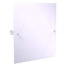 Allied Brass CC-92-PC - Carolina Crystal Collection Frameless Rectangular Tilt Mirror with Beveled Edge - Polished Chrome