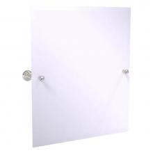 Allied Brass CC-92-SN - Carolina Crystal Collection Frameless Rectangular Tilt Mirror with Beveled Edge - Satin Nickel