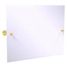 Allied Brass CC-93-PB - Carolina Crystal Collection Landscape Rectangular Tilt Mirror with Beveled Edge - Polished Brass