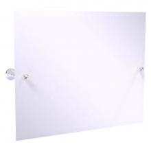 Allied Brass CC-93-SCH - Carolina Crystal Collection Landscape Rectangular Tilt Mirror with Beveled Edge - Satin Chrome
