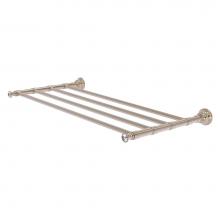 Allied Brass CC-HTL-5-24-PEW - Carolina Crystal Collection 24 Inch Towel Shelf - Antique Pewter